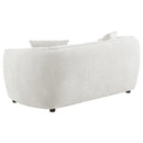  Coaster Furniture Aleisha 503065 Fabric Upholstered Loveseat - Sand IMAGE 9