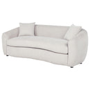  Coaster Furniture Isabella 504971 Fabric Upholstered Sofa - Sand IMAGE 3