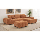  Coaster Furniture Octavia 509350 Upholstered Sectional Chaise Sofa - Orange IMAGE 9