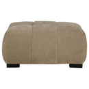  Coaster Furniture Octavia 509964 Upholstered Rectangular Ottoman - Camel IMAGE 1