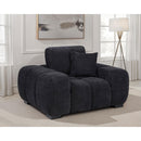  Coaster Furniture Octavia 511063 Upholstered Track Arm Accent Chair - Black IMAGE 3