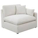  Coaster Furniture Hobson 551451-SETB 4-piece Upholstered Modular Sectional Sofa - Ivory IMAGE 4