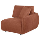  Coaster Furniture Elysia 551894RAF Chenille Upholstered Modular RAF Chair - Coral IMAGE 6