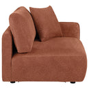  Coaster Furniture Elysia 551894RAF Chenille Upholstered Modular RAF Chair - Coral IMAGE 9