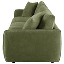  Coaster Furniture Elysia 551895-SOFA Chenille Upholstered Modular Lounge Sofa - Green IMAGE 5