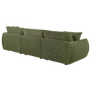  Coaster Furniture Elysia 551895-SOFA Chenille Upholstered Modular Lounge Sofa - Green IMAGE 8