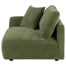  Coaster Furniture Elysia 551898LAF Chenille Upholstered Modular LAF Chair - Green IMAGE 1