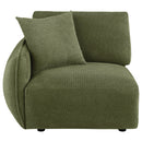  Coaster Furniture Elysia 551898LAF Chenille Upholstered Modular LAF Chair - Green IMAGE 7
