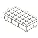  Coaster Furniture Amara 551913 Upholstered Ottoman IMAGE 5