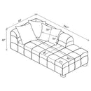  Coaster Furniture Amara 551915RAF Upholstered RAF Chaise IMAGE 4