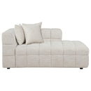  Coaster Furniture Amara 551915RAF Upholstered RAF Chaise IMAGE 6