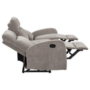  Coaster Furniture Hamilton 603371 Chenille Upholstered Manual Reclining Sofa - Sand IMAGE 12