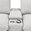  Coaster Furniture Collins 609560CON Upholstered Modular Storage Console - Grey IMAGE 4