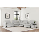  Coaster Furniture Collins 609560P-SETA 7-piece Modular Power Reclining Sectional - Grey IMAGE 6
