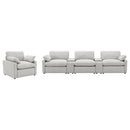  Coaster Furniture Collins 609563P Upholstered Power Recliner Chair - Grey IMAGE 11