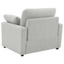  Coaster Furniture Collins 609563P Upholstered Power Recliner Chair - Grey IMAGE 12