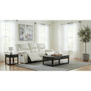  Coaster Furniture Camila 610247 Upholstered Motion Reclining Sofa - White IMAGE 11