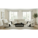  Coaster Furniture Camila 610248 Upholstered Motion Reclining Loveseat - White IMAGE 11