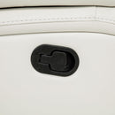  Coaster Furniture Camila 610249 Upholstered Glider Recliner Chair - White IMAGE 6