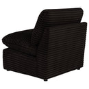  Coaster Furniture Collins 610350AC Modular Armless Chair - Chocolate Brown IMAGE 8