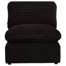  Coaster Furniture Collins 610350AC Modular Armless Chair - Chocolate Brown IMAGE 9