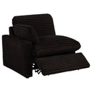  Coaster Furniture Collins 610351P Modular Power Sofa - Chocolate Brown IMAGE 12