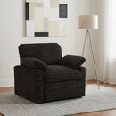  Coaster Furniture Collins 610353P Upholstered Power Recliner Chair - Chocolate Brown IMAGE 4