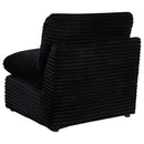  Coaster Furniture Collins 610360AC Modular Armless Chair - Black IMAGE 7