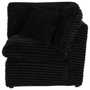  Coaster Furniture Collins 610360CRN Modular Corner Chair - Black IMAGE 5