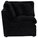  Coaster Furniture Collins 610360CRN Modular Corner Chair - Black IMAGE 6
