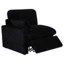  Coaster Furniture Collins 610361P Modular Power Sofa - Black IMAGE 9