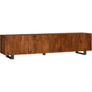  Coaster Furniture Trask 701790 86-inch Wood TV Stand Media Console - Mango Brown IMAGE 1