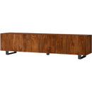  Coaster Furniture Trask 701790 86-inch Wood TV Stand Media Console - Mango Brown IMAGE 5