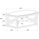  Coaster Furniture Laney 702448-S3 3-piece Glass Top Coffee and End Table Set - Dark Merlot IMAGE 11