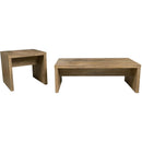  Coaster Furniture Lynette 704128-S2 2-piece Rectangular Coffee and End Table Set - Mango IMAGE 1