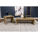  Coaster Furniture Lynette 704128-S2 2-piece Rectangular Coffee and End Table Set - Mango IMAGE 2