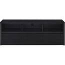  Coaster Furniture Rutland 705802 59-inch 3-drawer TV Stand Media Console - Black IMAGE 4