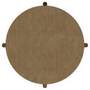 Coaster Furniture Arini 706187 Round Side Table With Storage Shelf - Sand Wash IMAGE 7