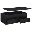  Coaster Furniture Knapp 706228-S2 2-piece Lift Top Coffee Table Set - Black IMAGE 6