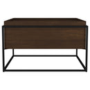  Coaster Furniture Fulton 706238 30-inch Square Mango Wood Coffee Table - Dark Brown IMAGE 1