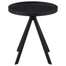  Coaster Furniture Briggs 706268-S3 3-piece Round Coffee and End Table Set - Black IMAGE 9