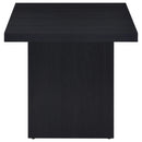  Coaster Furniture Max 706277 Square Engineered Laminate Side Table - Black IMAGE 1