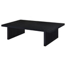  Coaster Furniture Max 706278 Rectangular Engineered Laminate Coffee Table - Black IMAGE 1