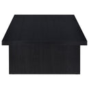  Coaster Furniture Max 706278 Rectangular Engineered Laminate Coffee Table - Black IMAGE 2