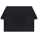  Coaster Furniture Max 706278 Rectangular Engineered Laminate Coffee Table - Black IMAGE 4