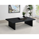  Coaster Furniture Max 706278 Rectangular Engineered Laminate Coffee Table - Black IMAGE 6
