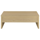  Coaster Furniture Canoga 706348-S2 2-piece Lift Top Cocktail Coffee Table Set - Light Oak IMAGE 13
