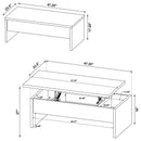  Coaster Furniture Canoga 706358-S2 2-piece Lift Top Cocktail Coffee Table Set - Mango IMAGE 16