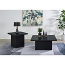  Coaster Furniture Devar 706408 Square Engineered Wood Coffee Table - Black IMAGE 8