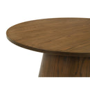  Coaster Furniture Franklin 706438-S3 3-piece Round Pedestal Coffee Table Set - Dark Brown IMAGE 2